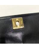 CHANEL Vintage Mini Rectangular Classic Flap (CF) in Black Lambskin – GHW