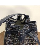 GOYARD Petit Flot PM Bucket Bag in Navy Goyardine Canvas (Year 2025)
