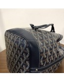 GOYARD Petit Flot PM Bucket Bag in Navy Goyardine Canvas (Year 2025)