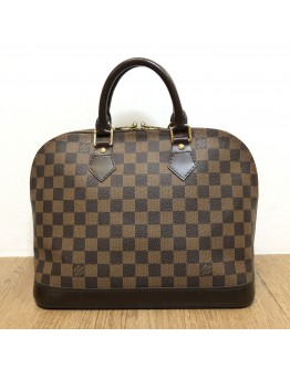 LOUIS VUITTON Damier Ebene Alma PM Handbag – GHW