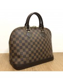 LOUIS VUITTON Damier Ebene Alma PM Handbag – GHW