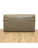HERMES Kelly Long Wallet in Etoupe Epsom Leather – PHW (Stamp D – Year 2019)