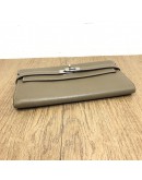 HERMES Kelly Long Wallet in Etoupe Epsom Leather – PHW (Stamp D – Year 2019)