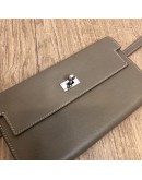 HERMES Kelly Long Wallet in Etoupe Epsom Leather – PHW (Stamp D – Year 2019)