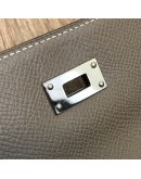 HERMES Kelly Long Wallet in Etoupe Epsom Leather – PHW (Stamp D – Year 2019)