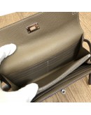 HERMES Kelly Long Wallet in Etoupe Epsom Leather – PHW (Stamp D – Year 2019)