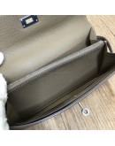HERMES Kelly Long Wallet in Etoupe Epsom Leather – PHW (Stamp D – Year 2019)
