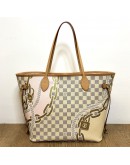 LOUIS VUITTON N40471 Damier Azur Nautical Neverfull MM Tote Bag with Pochette – GHW (Microchip - Year 2023 Limited Edition)