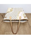 LOUIS VUITTON N40471 Damier Azur Nautical Neverfull MM Tote Bag with Pochette – GHW (Microchip - Year 2023 Limited Edition)
