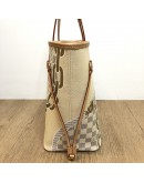 LOUIS VUITTON N40471 Damier Azur Nautical Neverfull MM Tote Bag with Pochette – GHW (Microchip - Year 2023 Limited Edition)