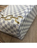 LOUIS VUITTON N40471 Damier Azur Nautical Neverfull MM Tote Bag with Pochette – GHW (Microchip - Year 2023 Limited Edition)