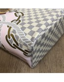 LOUIS VUITTON N40471 Damier Azur Nautical Neverfull MM Tote Bag with Pochette – GHW (Microchip - Year 2023 Limited Edition)