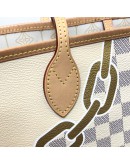 LOUIS VUITTON N40471 Damier Azur Nautical Neverfull MM Tote Bag with Pochette – GHW (Microchip - Year 2023 Limited Edition)