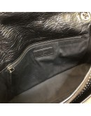 YVES SAINT LAURENT Niki Medium Studded Chain Bag in Black Crinkled Vintage Calf Leather – RHW
