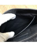 YVES SAINT LAURENT Niki Medium Studded Chain Bag in Black Crinkled Vintage Calf Leather – RHW
