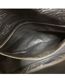 YVES SAINT LAURENT Niki Medium Studded Chain Bag in Black Crinkled Vintage Calf Leather – RHW