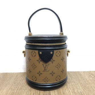 LOUIS VUITTON Monogram & Reverse Monogram Cannes Handbag with Shoulder Strap – GHW (Microchip)   