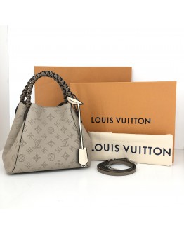 LOUIS VUITTON Hina PM Tote Bag in Monogram Mahina Galet with Shoulder Strap – GHW (Limited Edition)