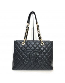 CHANEL Grand Shopping Tote (GST) in Black Grained Calfskin – GHW (18 Series – Year 2014)   