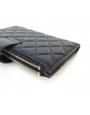 CHANEL Bi-Fold Double-Zipped Long Wallet in Black Caviar - GHW (30 Series – Year 2020)
