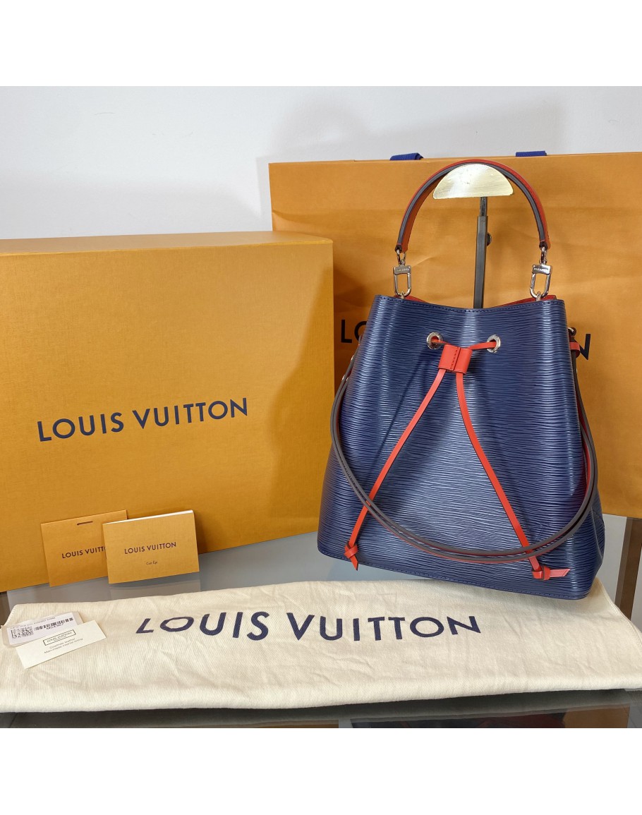 Louis Vuitton NEONOE MM EPI Indigo, Luxury, Bags & Wallets on