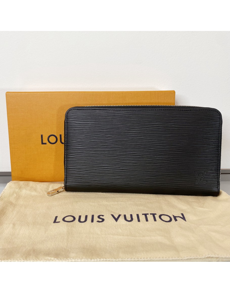 LOUIS VUITTON purse M60632 Zippy Organizer Epi Leather black mens Used –