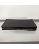 LOUIS VUITTON Zippy Organizer in Black Epi Leather - SHW