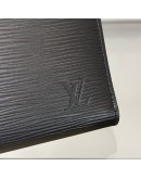 LOUIS VUITTON Zippy Organizer in Black Epi Leather - SHW