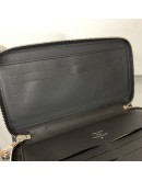 LOUIS VUITTON Zippy Organizer in Black Epi Leather - SHW
