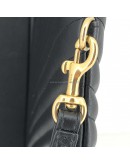 YVES SAINT LAURENT Monogram Large Chevron Quilted Clutch in Black – GHW (Document Case Holder)