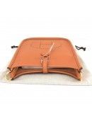 HERMES Mini Evelyne 16 in Orange Taurillon Clemence with Shoulder Strap – GHW (Stamp B - Year 2023)