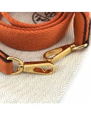 HERMES Mini Evelyne 16 in Orange Taurillon Clemence with Shoulder Strap – GHW (Stamp B - Year 2023)