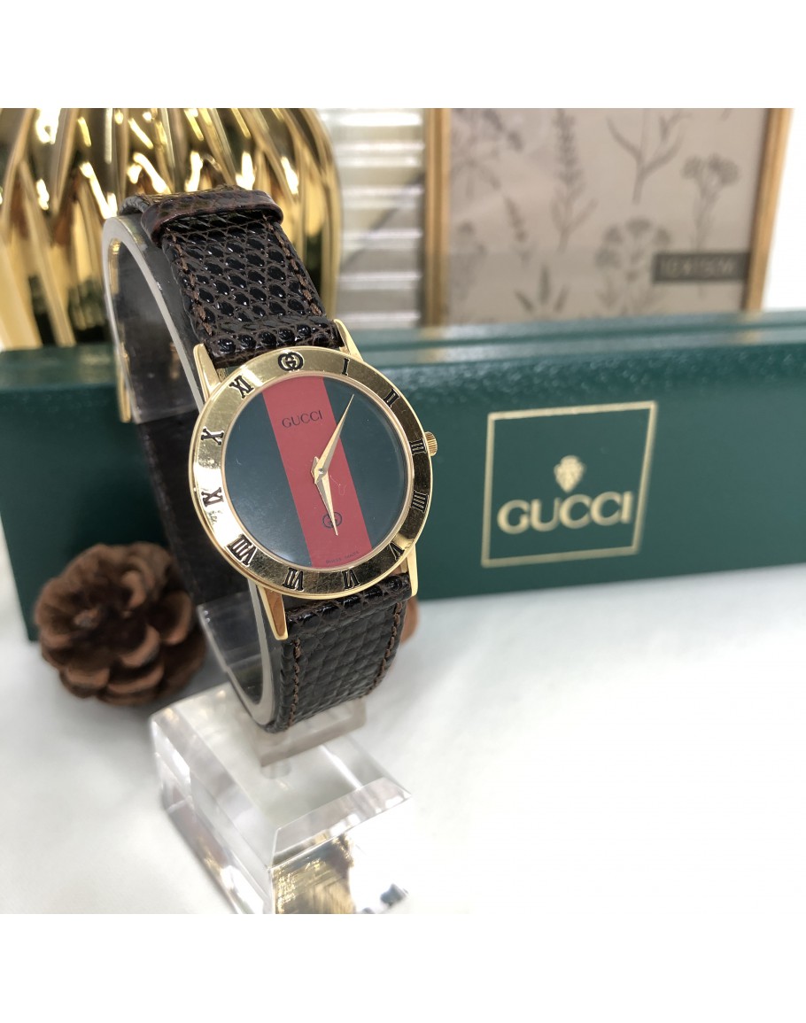 GUCCI 3000J Vintage Ladies Wrist Watch 